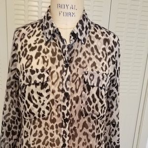 Cheetah blouse